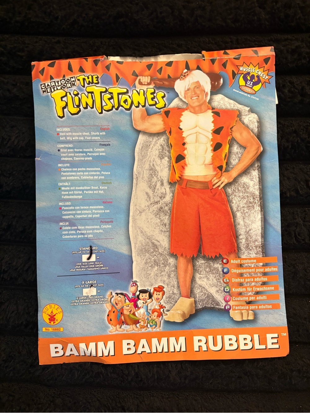 halloween costume flintstones bamm bamm rubble one size